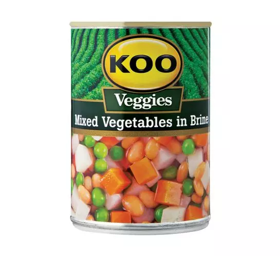 KOO Mixed Vegetables (12x420g) KOO Mixed Vegetables (12x420g)