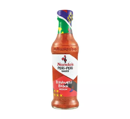 Nando's Peri Peri Bushveld Braai Sauce (6x250g) Nando's Peri Peri Bushveld Braai Sauce (6x250g)