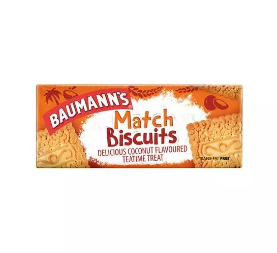 Baumann's Match Biscuits (12x180g) Baumann's Match Biscuits (12x180g)