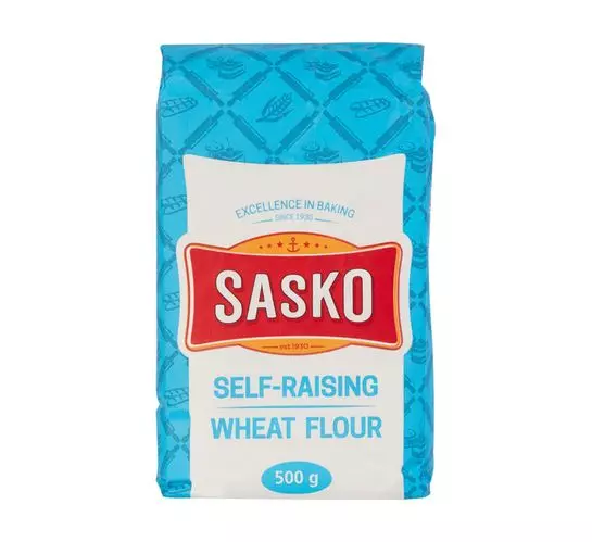 Sasko Self Raising Wheat Flour (20x500g) Sasko Self Raising Wheat Flour (20x500g)