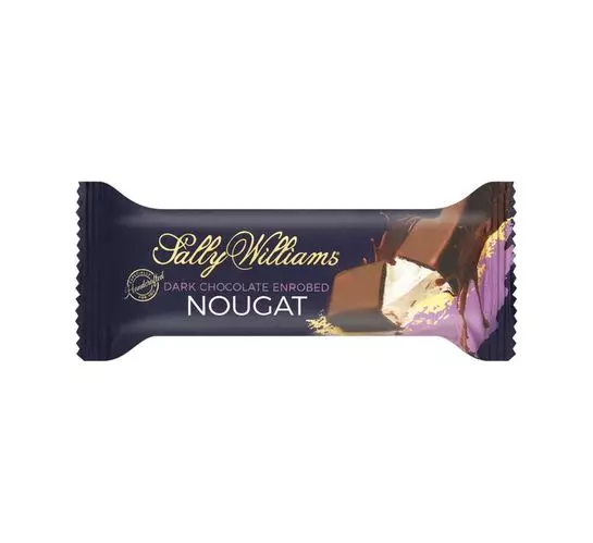 Sally Williams Nougat Bars Dark Chocolate (24x50g) Sally Williams Nougat Bars Dark Chocolate (24x50g)
