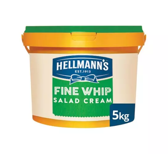 Hellmann's Fine Whip Salad Cream (1x5kg)