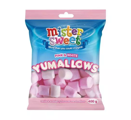Mister Sweet Yumallows Pink & White (12x400g)