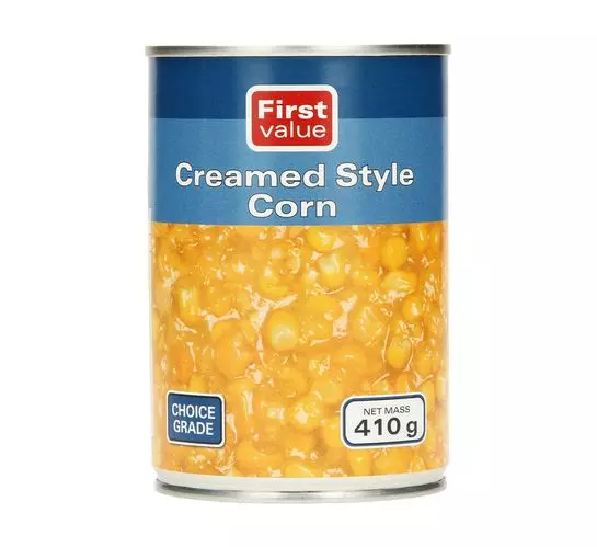 First Value Creamstyle Corn (1x410g) First Value Creamstyle Corn (1x410g)