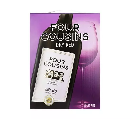 Four Cousins Dry Red (1x3L)