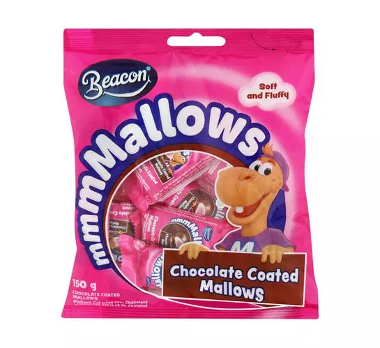 Beacon MmmMallows Choc Coated (1x150g) Beacon MmmMallows Choc Coated (1x150g)