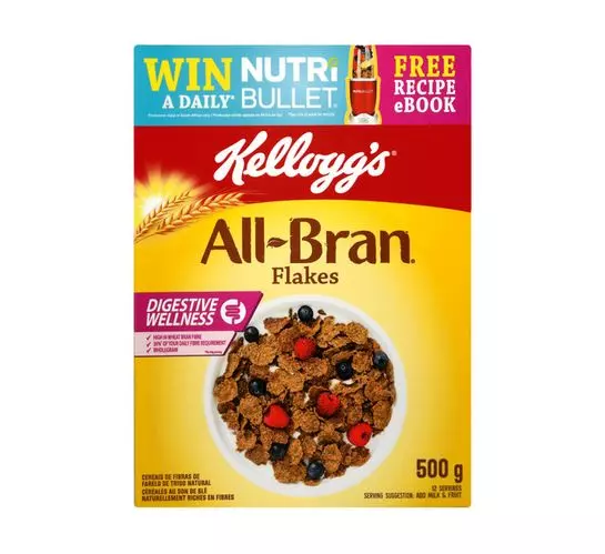 Kellogg's All Bran Flakes (4x500g)