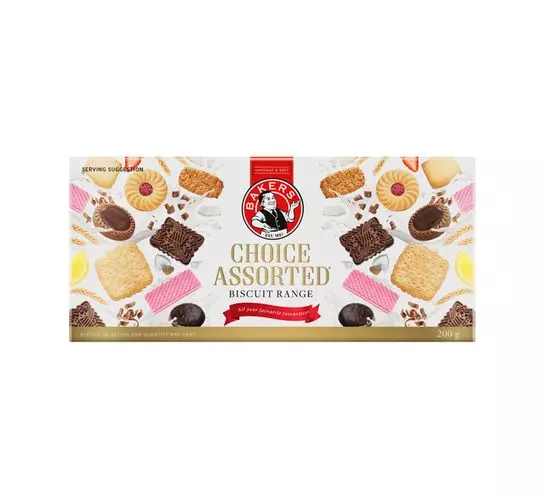 Bakers Biscuits Choice Assorted (1x200g) Bakers Biscuits Choice Assorted (1x200g)