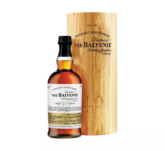 Balvenie 40 YO Speyside Single Malt Whisky In Wooden Box (1x750ml)