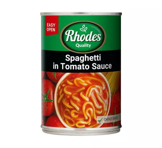 Rhodes Spaghetti in Tomato Sauce (12x410g) Rhodes Spaghetti in Tomato Sauce (12x410g)