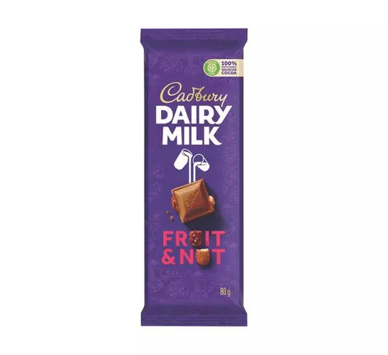 Cadbury Slabs Fruit & Nut (1x80g) Cadbury Slabs Fruit & Nut (1x80g)