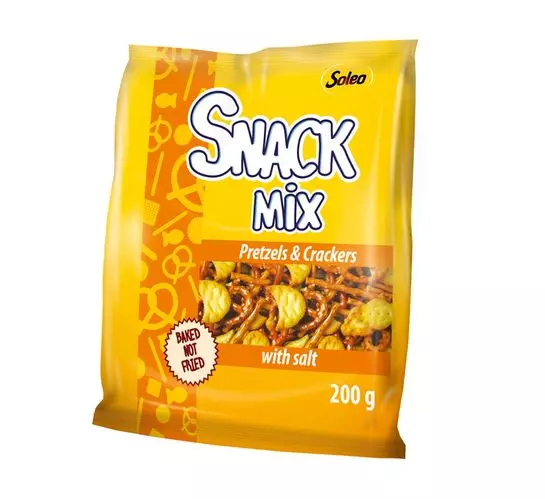 Soleo Pretzel And Crackers With Salt (1x200g)