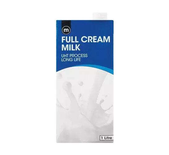 M Long Life Milk Full Cream (6x1 l)
