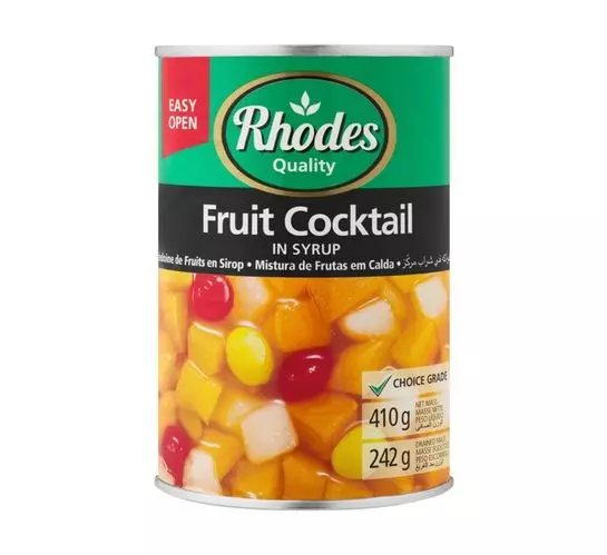 Rhodes Fruit Cocktail In Syrup (1x410g) Rhodes Fruit Cocktail In Syrup (1x410g)