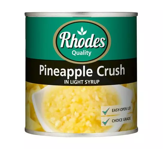 Rhodes Pineapple Crush In Syrup (12x440g) Rhodes Pineapple Crush In Syrup (12x440g)