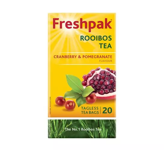 Freshpak Rooibos Teabags Cranberry and Pomegrante (6x20's)