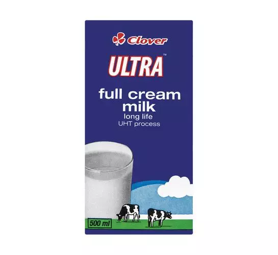 Clover Ultra Uht Full Cream Milk (10x500ml)