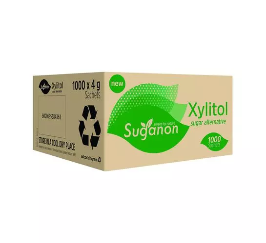 Suganon Xylitol Low Kilojoule Sweetener (1000x4g)