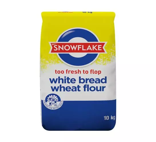 Snowflake White Bread Wheat Flour (1x10kg) Snowflake White Bread Wheat Flour (1x10kg)