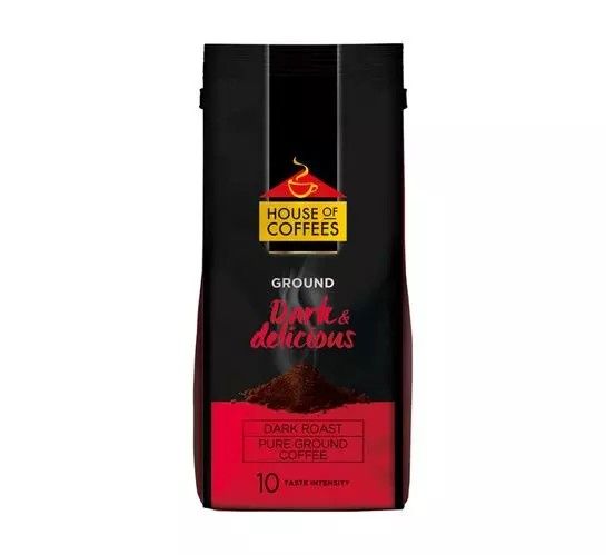 House Of Coffees Ground Coffee Dark And Delicious (1x250g)