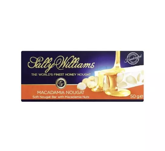 Sally Williams Nougat Bar Macadamia Macadamia (1x50g)