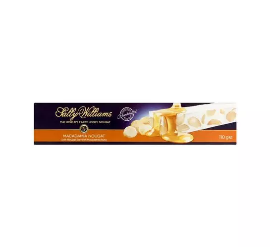 Sally Williams Nougat Bar Macadamia (12x110g)