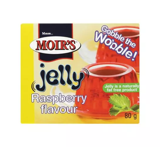 Moir's Jelly Raspberry (6x80g)