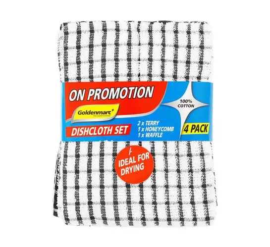 Goldenmarc 4-Piece Dishcloth Set