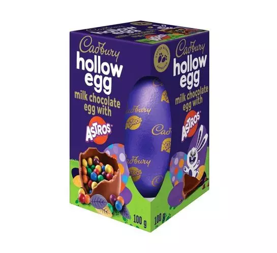 Cadbury Dairy Milk Egg Chocolate With Astro's (1x100g) Cadbury Dairy Milk Egg Chocolate With Astro's (1x100g)