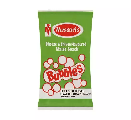Messaris Bubbles Cheese & Chives (30x100g) Messaris Bubbles Cheese & Chives (30x100g)