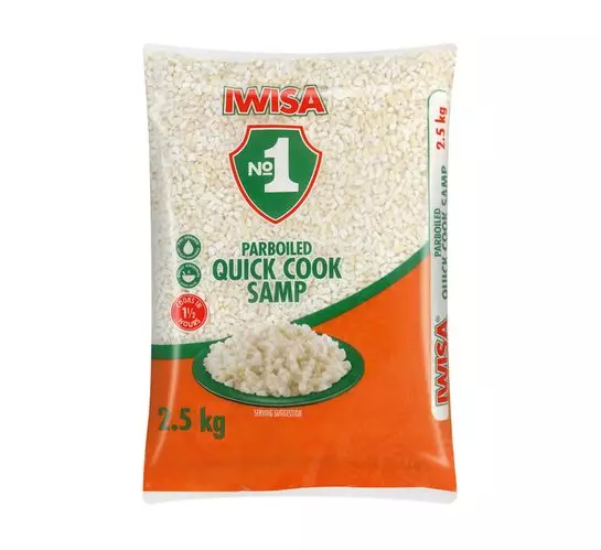 Iwisa Quick Cook Samp (8x2.5kg) Iwisa Quick Cook Samp (8x2.5kg)