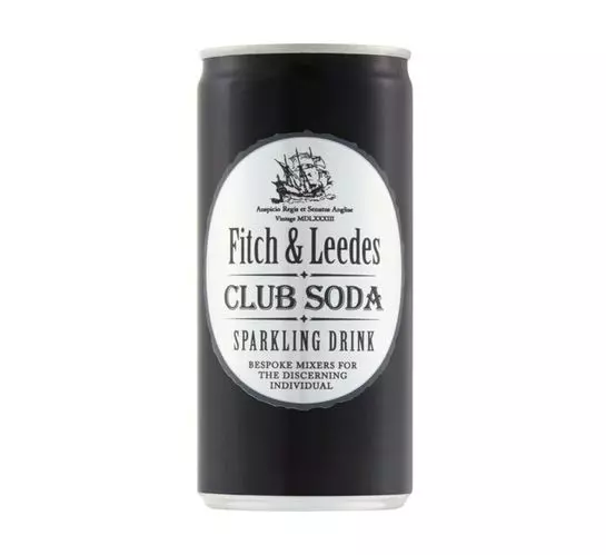 Fitch & Leedes Club Soda Can (6x200ml)