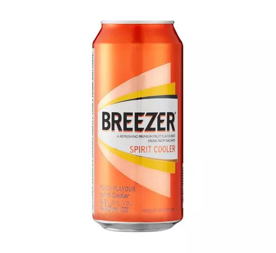 Bacardi Peach Breezer Can (24x440ml)