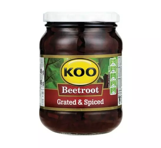 KOO Beetroot Grated (12x405g) KOO Beetroot Grated (12x405g)