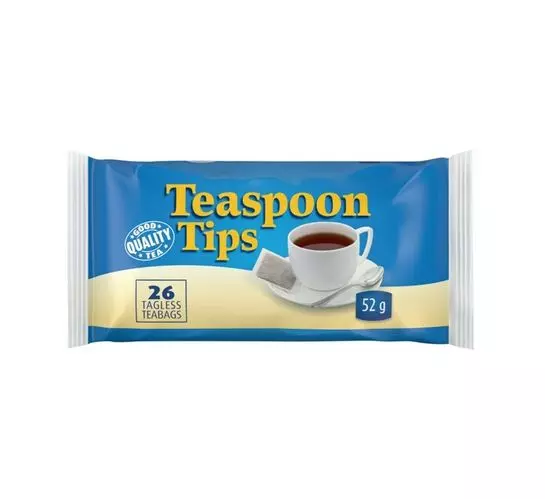 Teaspoon Tips Bailer Bags Regular (6x26's) Teaspoon Tips Bailer Bags Regular (6x26's)