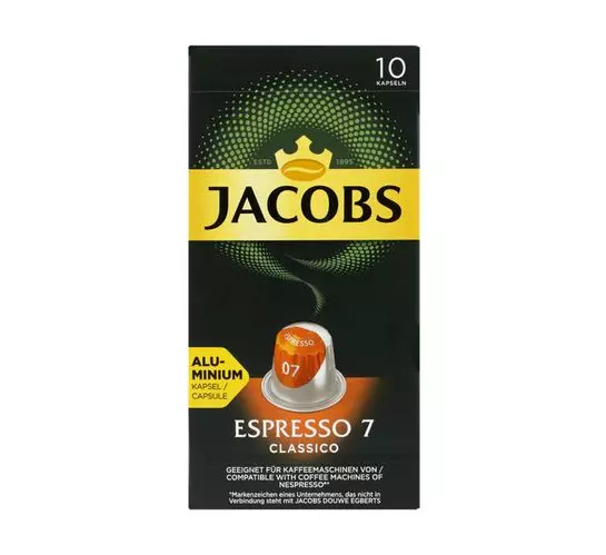 Jacobs Coffee Capsules Espresso 7 Classic (1x10's) Jacobs Coffee Capsules Espresso 7 Classic (1x10's)