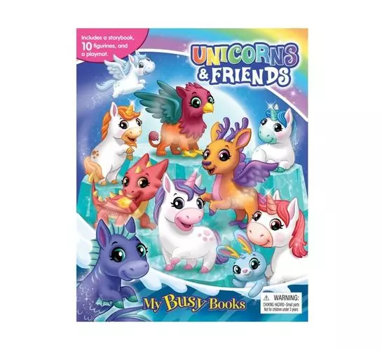 Unicorns and Friends My Busy Book