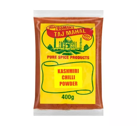 Osmans Taj Mahal Powder Kashmiri Chilli (15x400g) Osmans Taj Mahal Powder Kashmiri Chilli (15x400g)