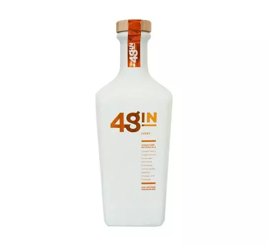 48 Oak Infused Premium Amber Gin (1x750ml)