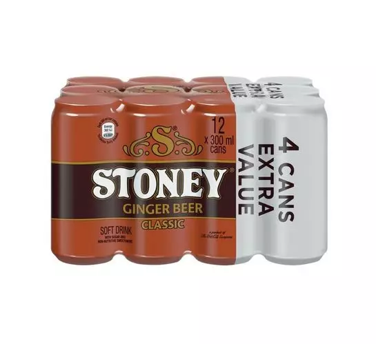 Stoney Soft Drink Gunger Beer 8+4 Free (1x300ml)