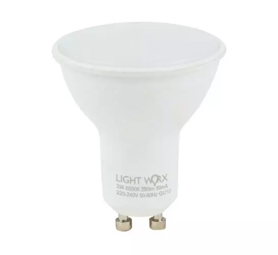 Lightworx 3 W LED GU10 Cool White