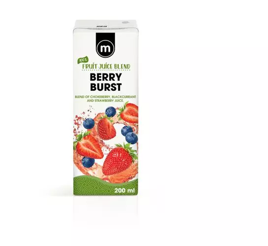 M 100% Fruit Juice Blend Berry nice (24x200ml) M 100% Fruit Juice Blend Berry nice (24x200ml)