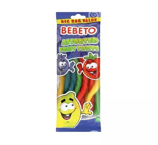 Bebeto Candy Assorted Fruit Twi (250g)