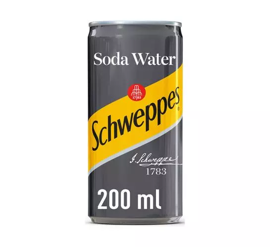 Schweppes Soda Water Soft Drink Cans (24x200ml) Schweppes Soda Water Soft Drink Cans (24x200ml)