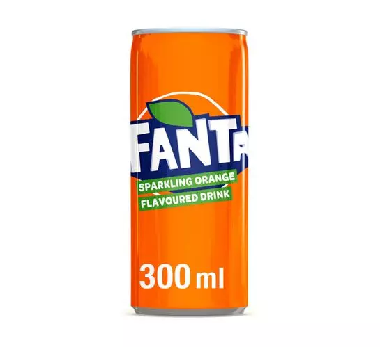 Fanta Orange Soft Drink Can (300ml)