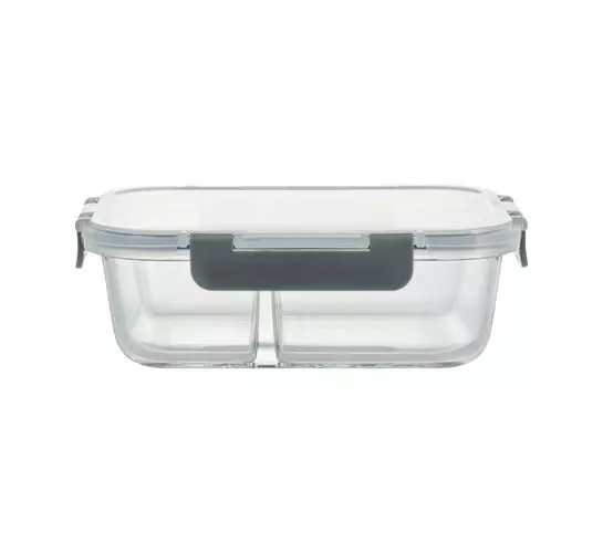 Consol 1.36 l Madrid 2-Division Storage Container with Clip-On Lid