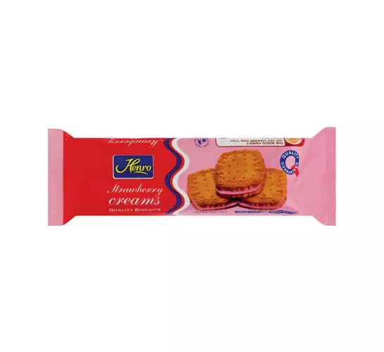 Henro Creams Biscuits Strawberry (150g)