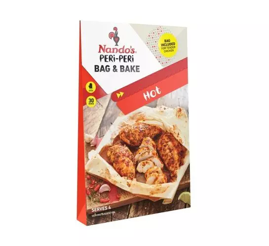 Nando's Peri-Peri Bag & Bake (All variants) (20g) Nando's Peri-Peri Bag & Bake (All variants) (20g)