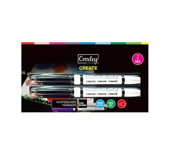 Croxley Create Whiteboard Markers 2-Pack