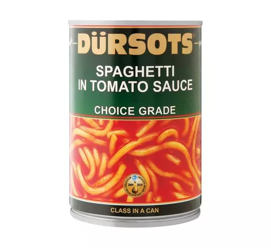 Dursots Spaghetti in Tomato Sauce (12x410g) Dursots Spaghetti in Tomato Sauce (12x410g)